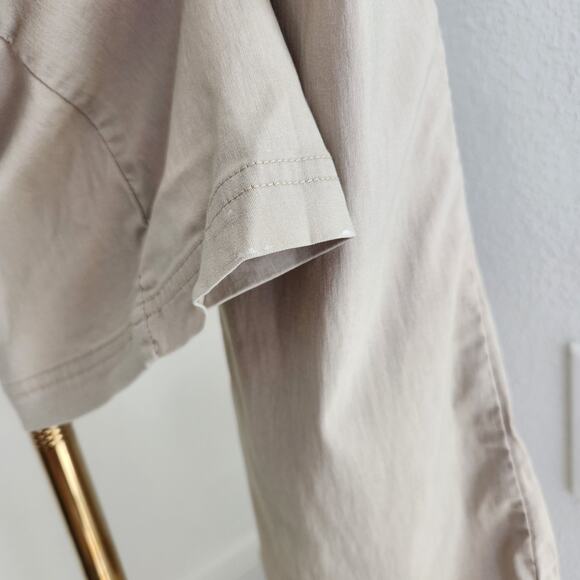 Y2K Limited Too Beige Flare Leg Mid Rise Stretch Pants Basic 0 - Picture 3 of 8